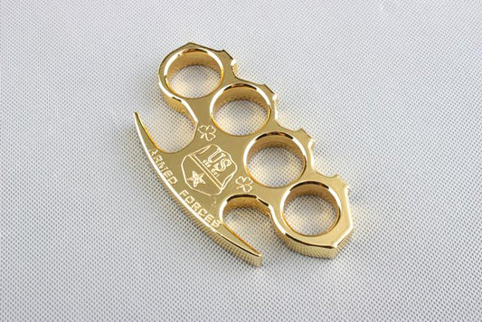 Golden US Armed Forces Knuckle Paper Weight