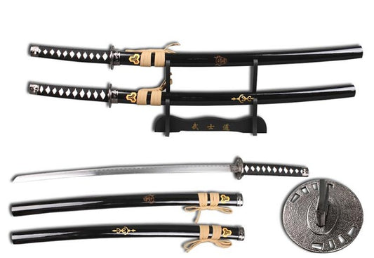 Hattori Hanzo "Bill and The Bride" Katana Sword Set with Display Stand