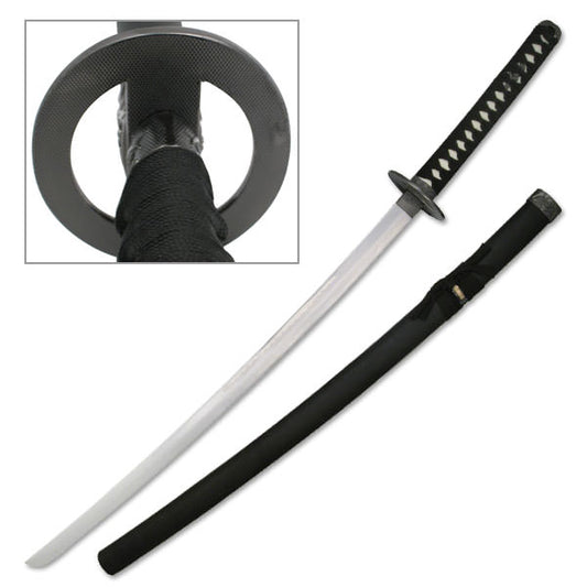 Rurouni Kenshin Himura's Reverse Blade Katana with Black Handle