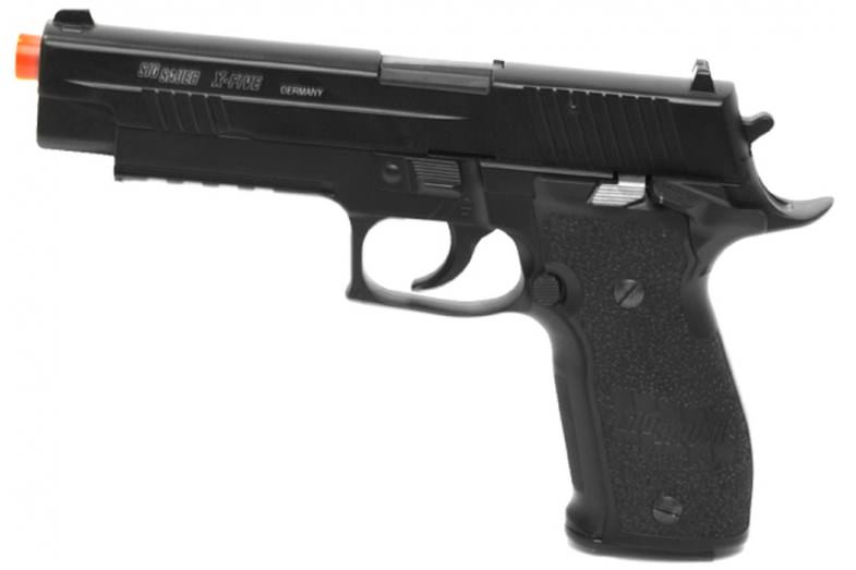 Full Metal Sig Sauer X-Five P226 CO2 Blowback Handgun 6MM Airsoft Pistol