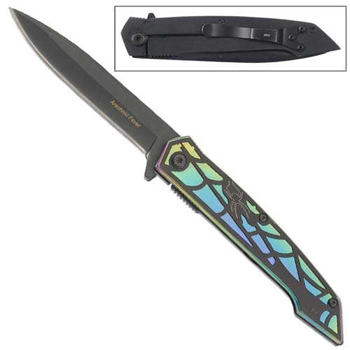 Spring Assist Lattice Arachnid Fever Knife