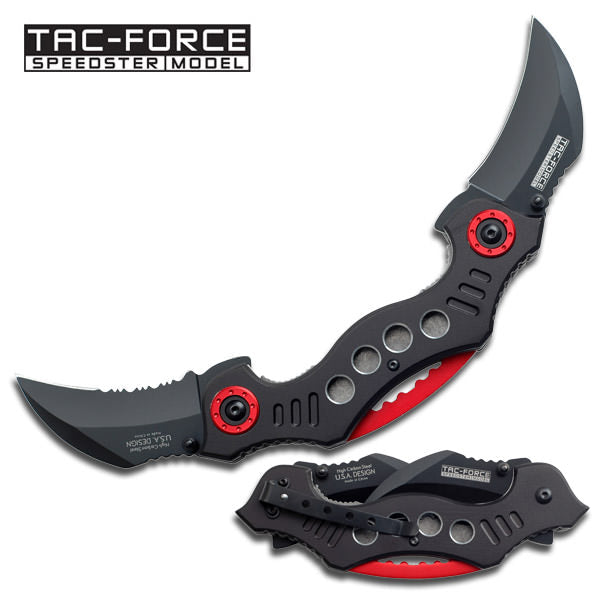Double Trouble Twin Karambit Blades Spring Assisted Knife