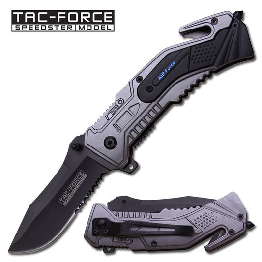 Spring Assisted - 'Legal Auto Knife' - Military Rescue - Air Force