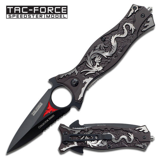Spring Assist - Grey Dragon Knife - Spear & Spike Tactical