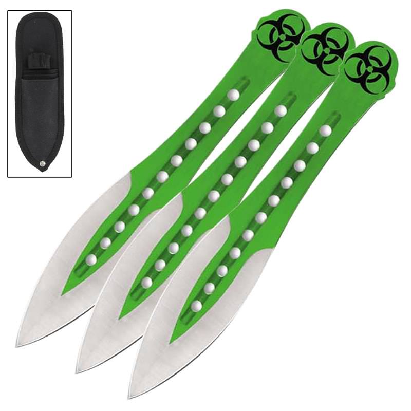 Cyanide Zombie 3 Pcs Throwing Knife Set
