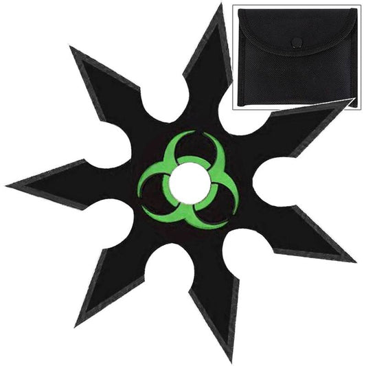 Zombie Genocide 7 Point Throwing Star Black