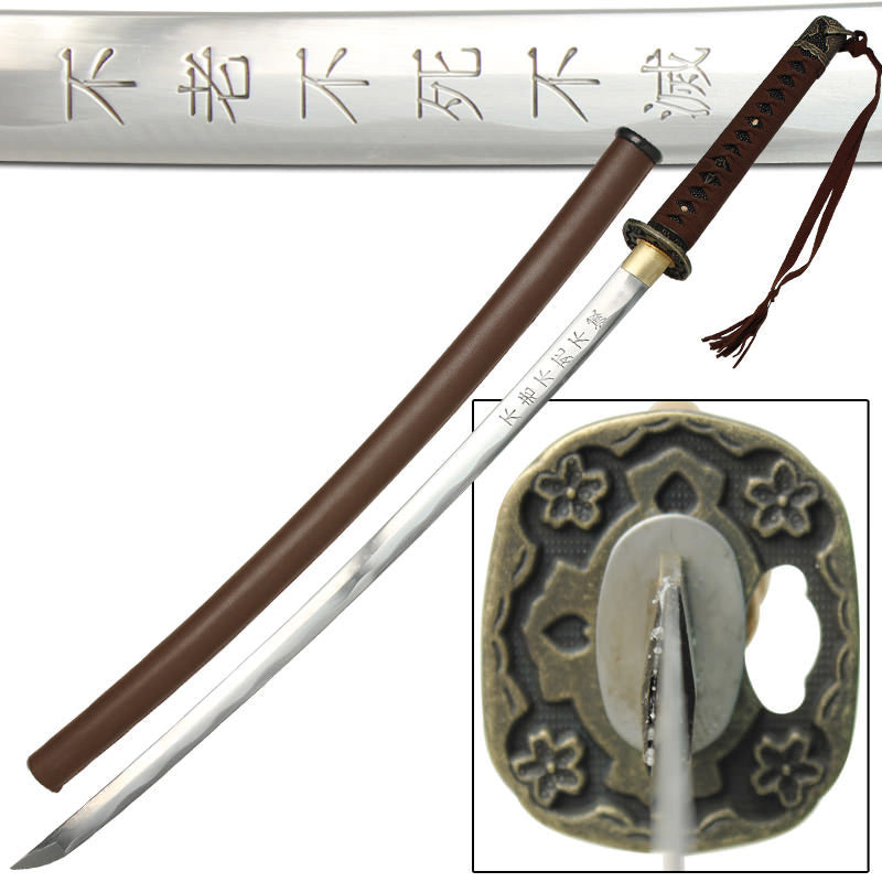 Traditional Sakura Japanese Handmade Full Tang Sword