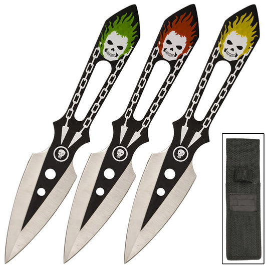 Viscous Cycle 3 Piece Throwing Knives