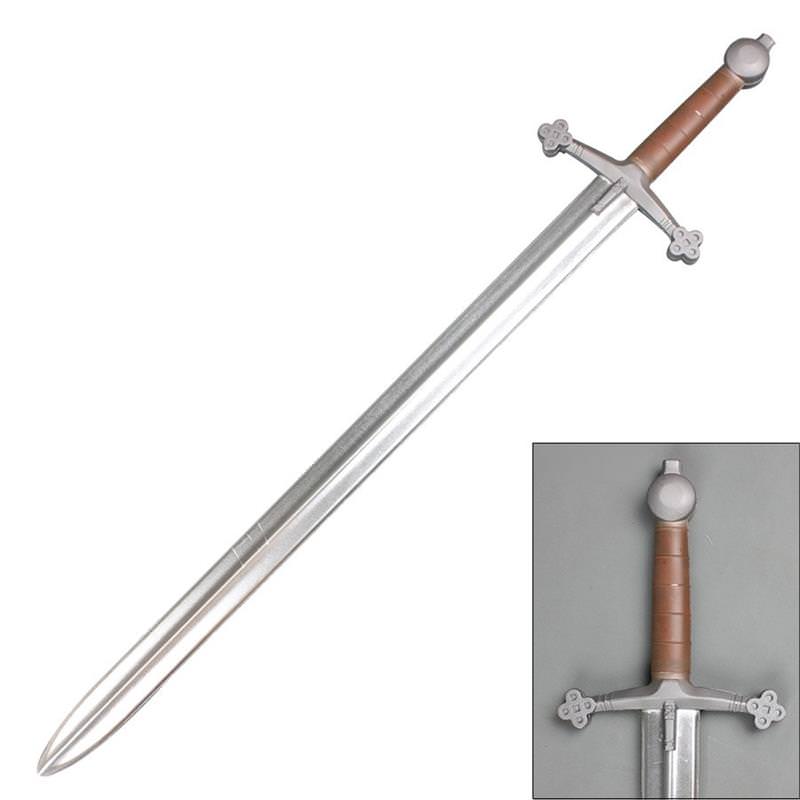 41" Medieval Scottish Claymore Cosplay Foam Sword Chrome Blade