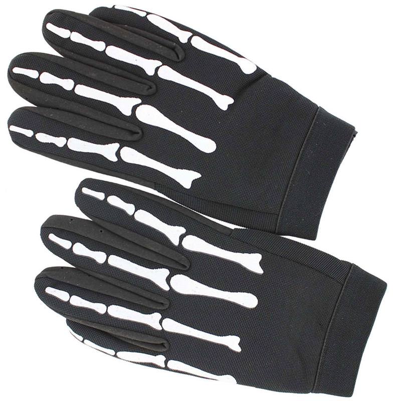 Death Reaper Mechanic Biker Costume XL Work Gloves