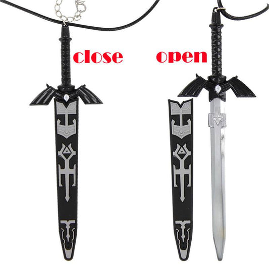 Legend of Zelda Dark Hyrule Warrior Master Sword Necklace