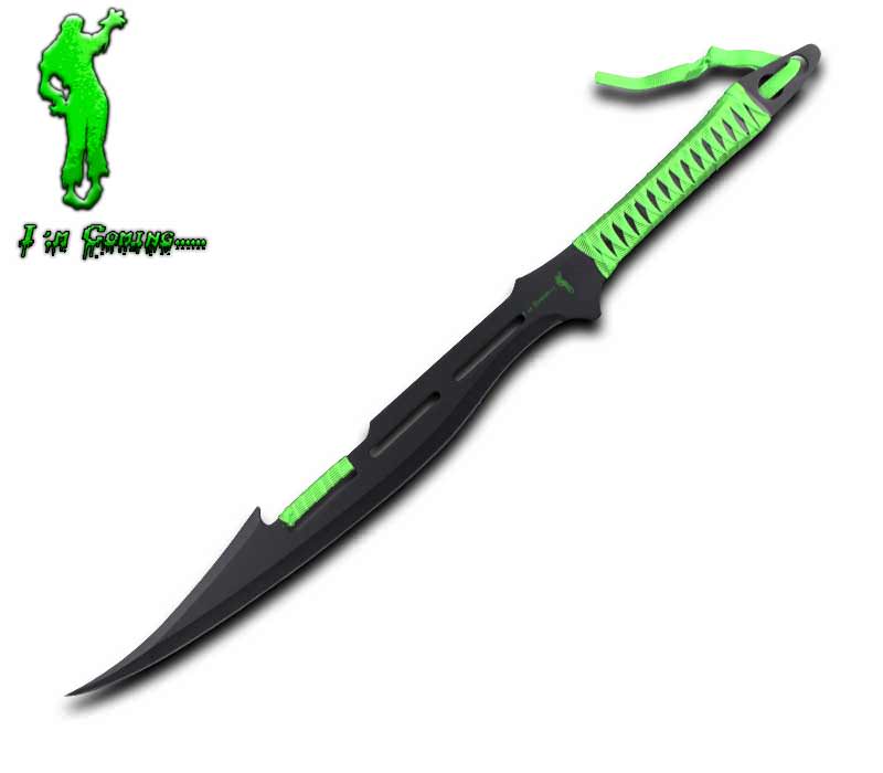 Zombie Killer Apocalyptic Decapitator Sword - I'm Coming....