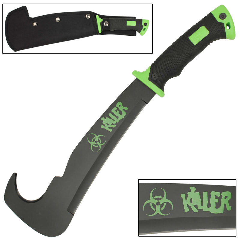 Zombie Killer Danger Coming Bill Hook Machete