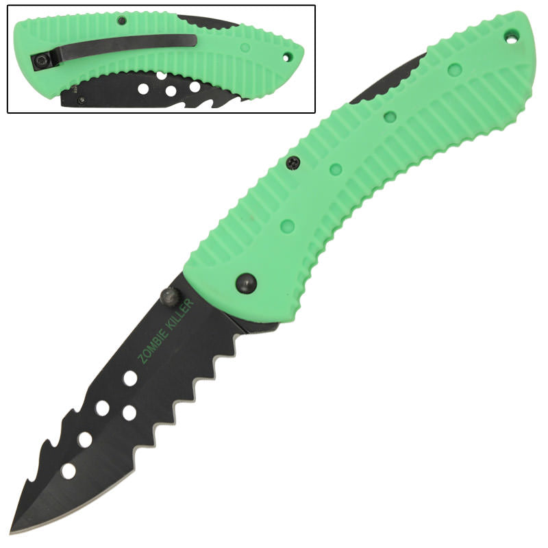 Zombie Killer Pocket Folding Rescue Knife