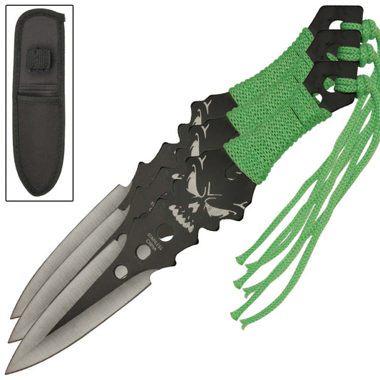 Zombie Killer Virulence Three-Piece Throwing Knives