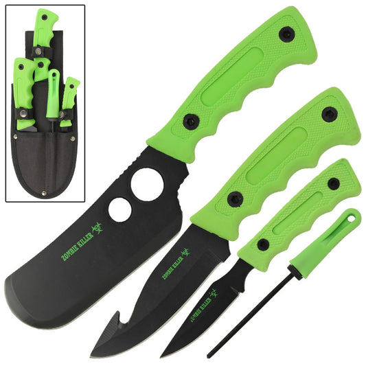 4 Pcs Zombie Killer Wild Game Hunting Kit
