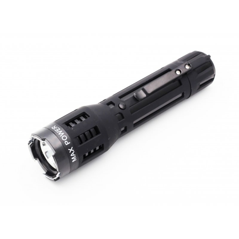 Self Defensive Predator Black Powerful Flashlight Stun Gun