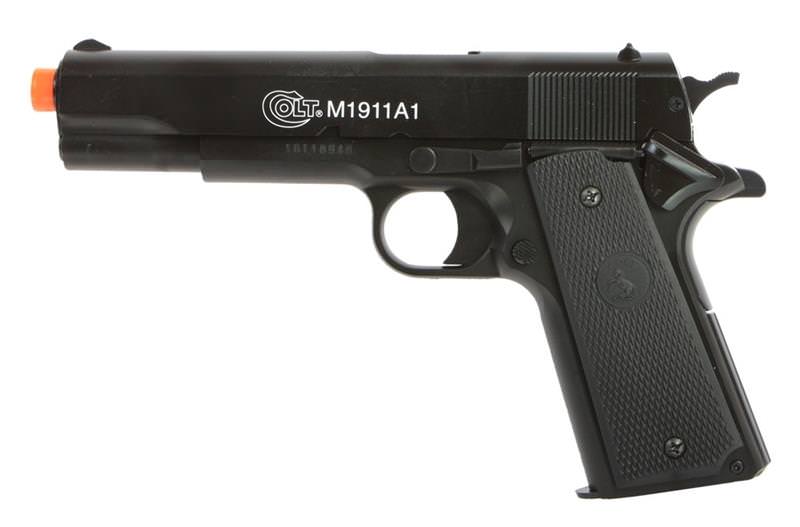 Colt M1911 A1 Spring Powered Metal Slide Airsoft Pistol