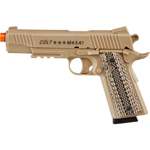 Colt M45A1 CQBP 6mm Caliber Airsoft CO2 Pistol 495 FPS