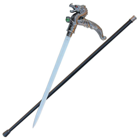 Winged Treasure Dragon Cane Sword