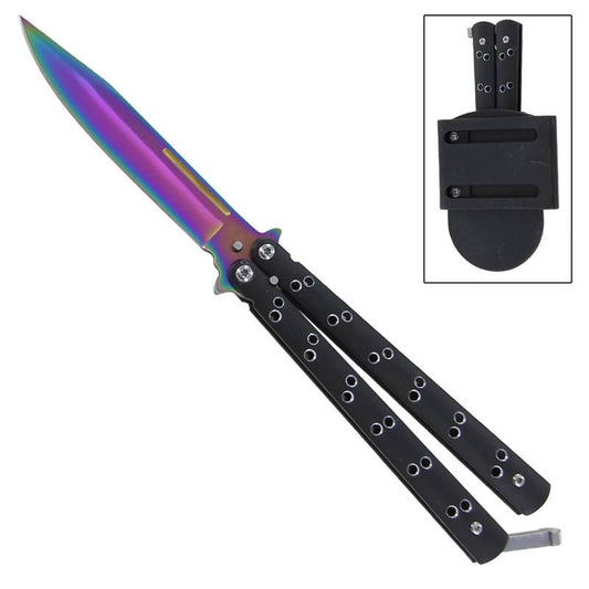 Titanium Dark Chronicle Butterfly Knife