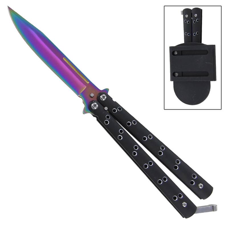 Titanium Dark Chronicle Butterfly Knife
