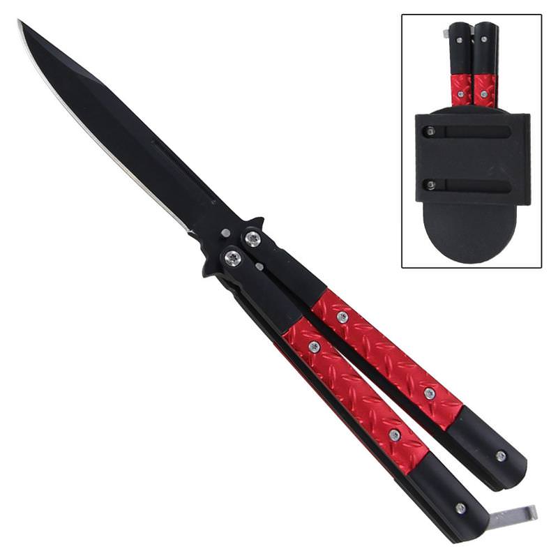 Devils Disciple Diamond Cut Butterfly Knife