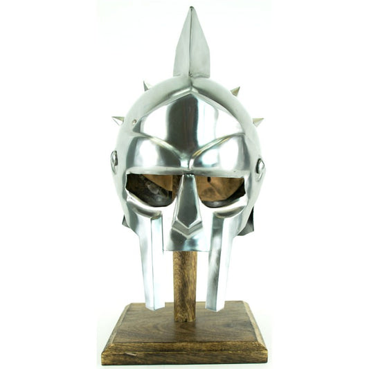 Gladiator Maximus Roman Spiked Helmet 18 Gauge Steel