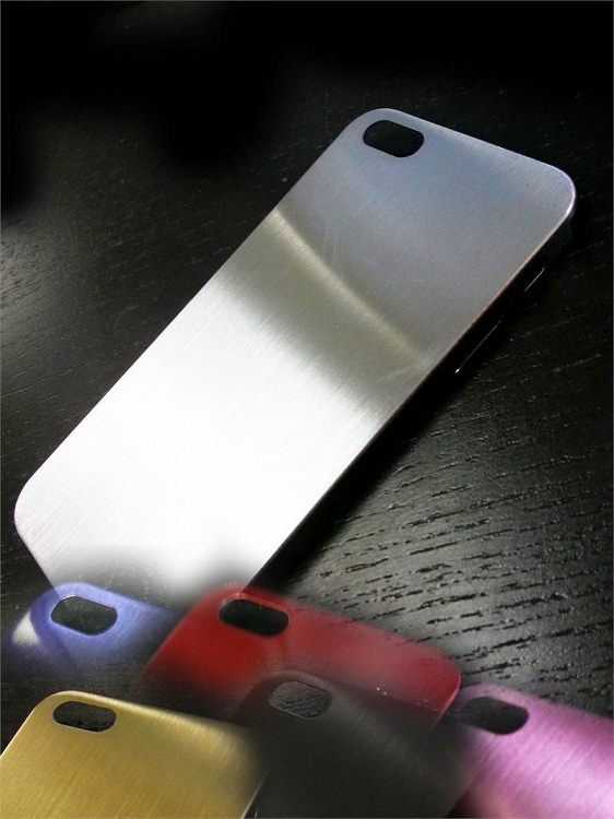 iPhone 5S iPhone 5 Metal Cellphone Case| Color| SILVER