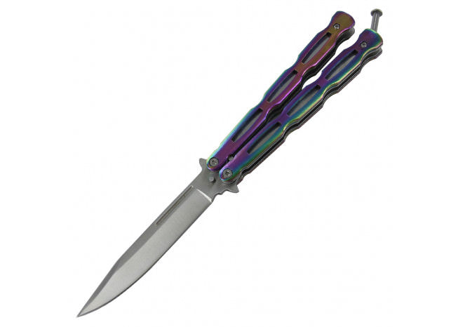 Titanium Unchained Balisong Butterfly Knife
