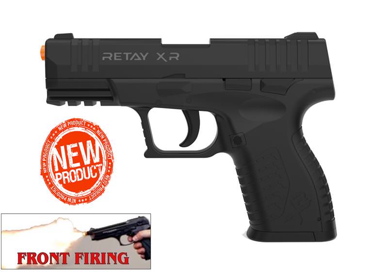 Retay 9MM XR Model Front Firing Blank Gun Black Finish