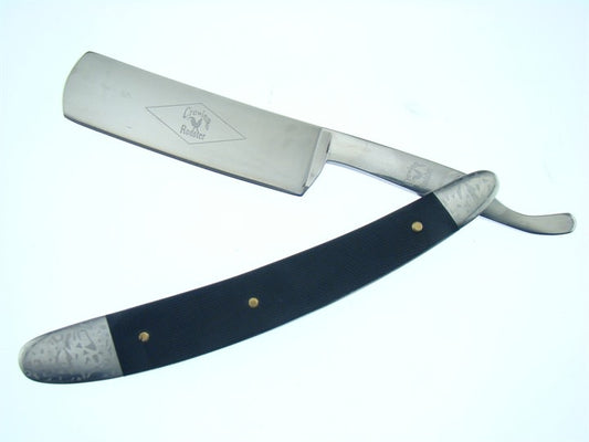 Black G-10 Handle Straight Razor